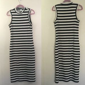 Striped Midi Dress | Old Navy